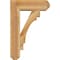 Ekena Millwork Merced Craftsman Rough Sawn Bracket w/ Offset Brace, Western Red Cedar, 8"W x 24"D x 36"H BKT0806X24X36MRC04RWR - alternate 4